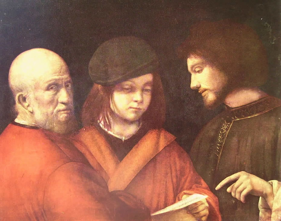 Al momento stai visualizzando Le tre età dell’uomo (Palazzo Pitti) del Giorgione